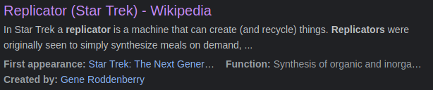 replicator